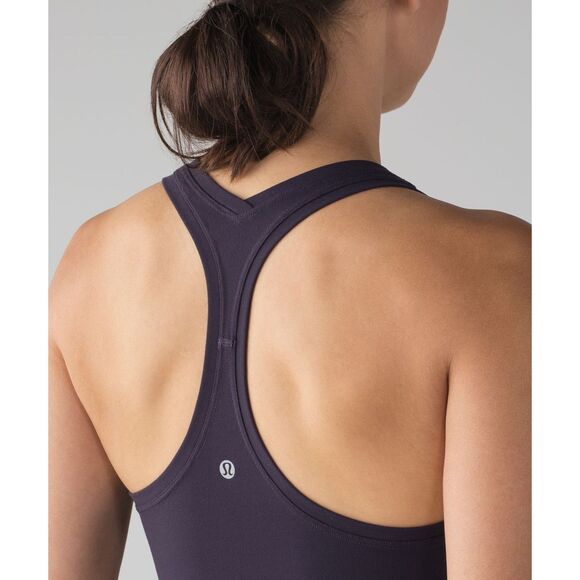 Lululemon cool racerback tank hip length dark purple size 8 - Picture 4 of 6